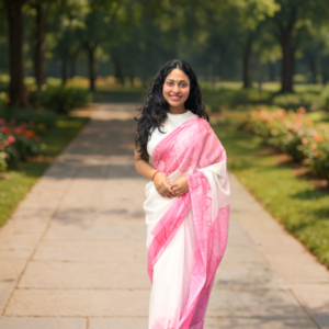 Pink Rizz Saree