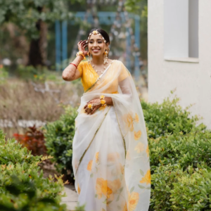 Bridal Haldi Saree