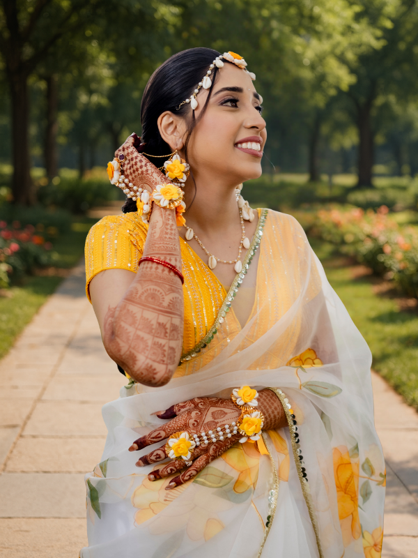 Bridal Haldi Saree
