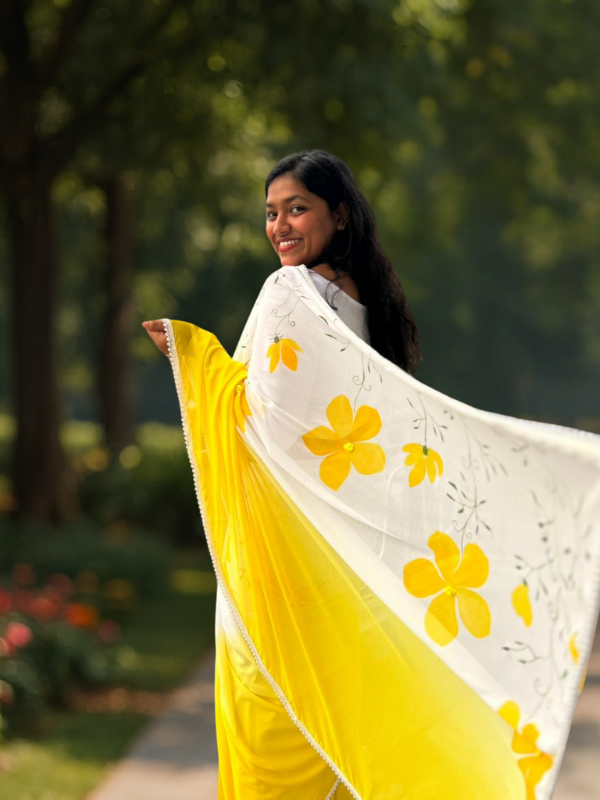 Dual Shade Slay Saree
